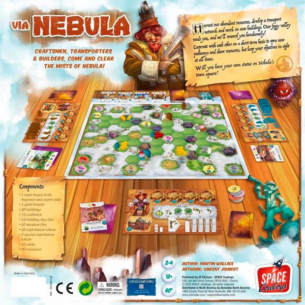 Via Nebula - Double Dane Games - Tabletop Games - Board Games