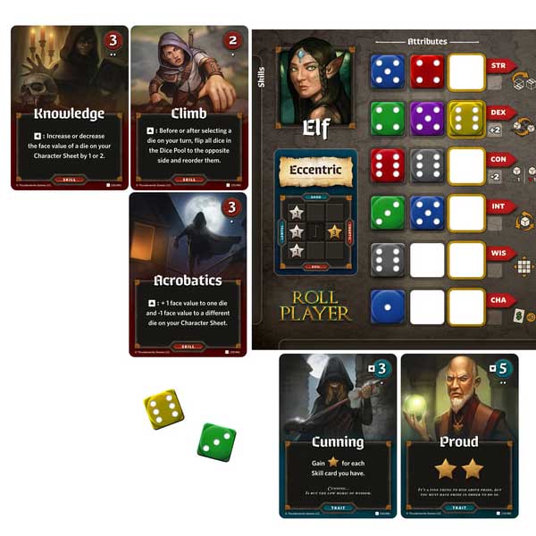 Thunderworks Games: Roll Player Board Game