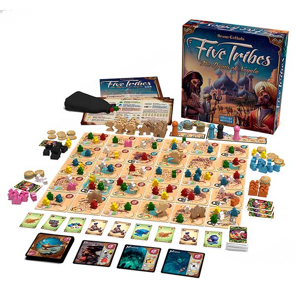 Jogo Five Tribes: Os Gênios de Naqala